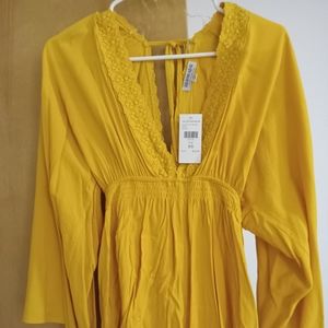 Fashion Nova yellow romper